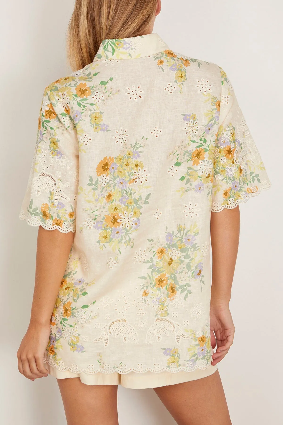 Juliette Shirt in Cream sold by Hampden Clothing product image thumbnail 4
