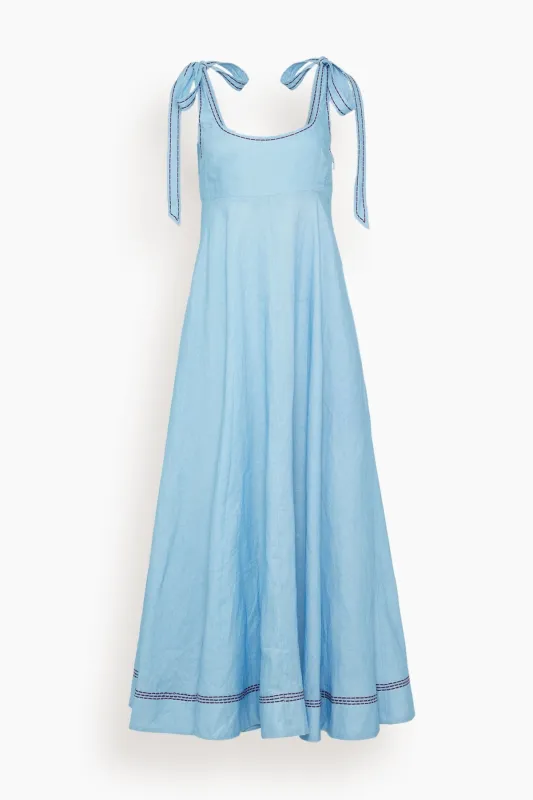 Donata Ballet Sundress in Sky made by Alemais