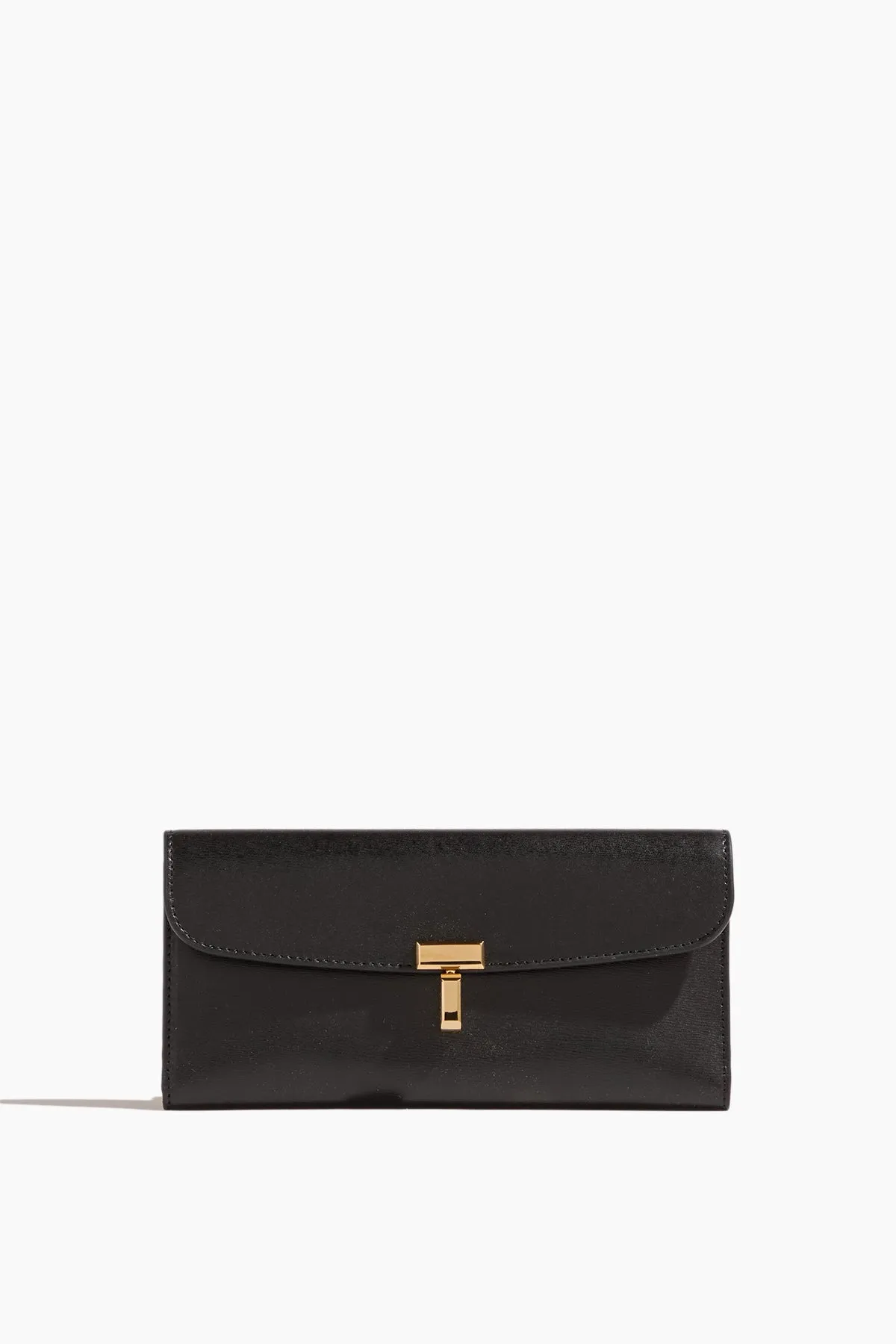 T-Lock Leather Wallet in Black sold by Hampden Clothing
