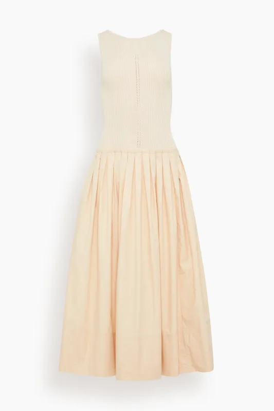 Tori Knit Dress in Light Rose sold by Hampden Clothing