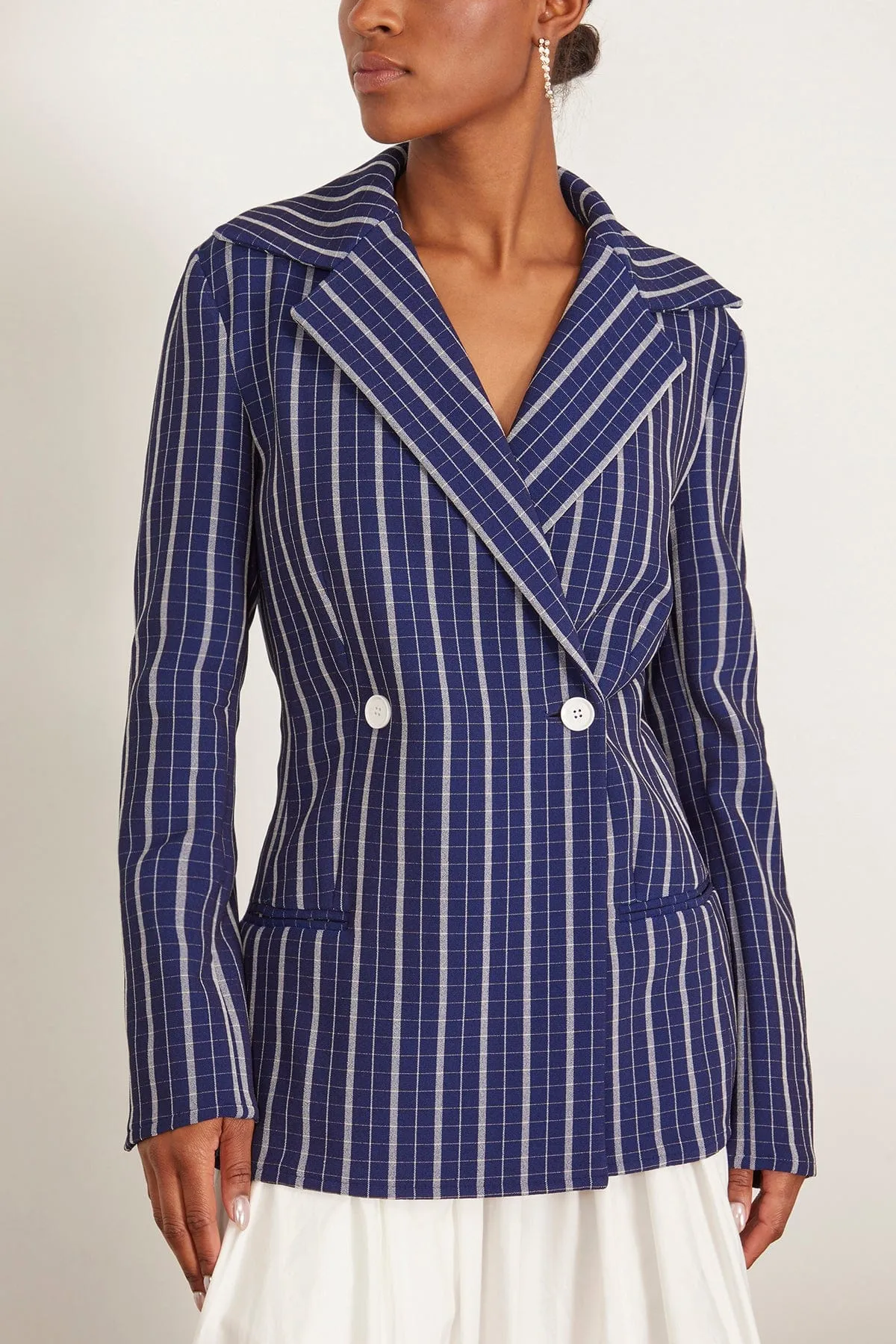 Marine Jacket in Cobalt Multi sold by Hampden Clothing product image thumbnail 3