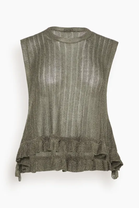 New Aires Top in Gunmetal made by Rachel Comey