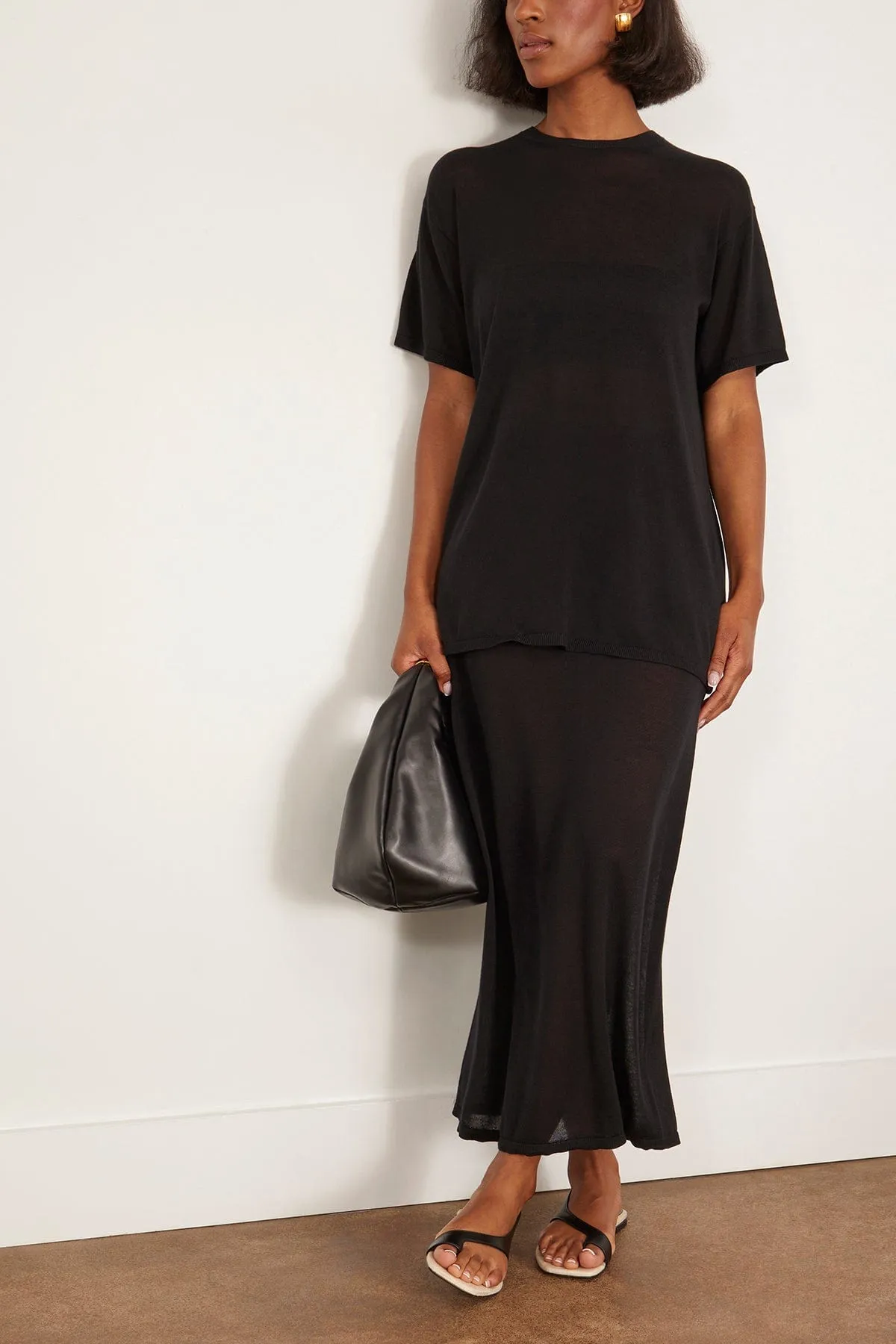 Tee Knit in Black sold by Hampden Clothing product image thumbnail 3