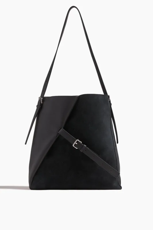 Reverse Hobo Bag in Black sold by Hampden Clothing