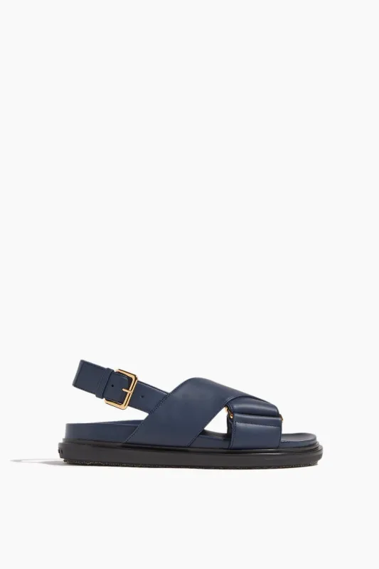 Fussbett Sandal in Blue China sold by Hampden Clothing