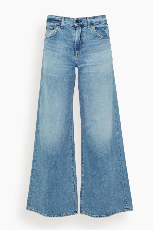 Atomic Wide Leg Jeans in Blondie sold by Hampden Clothing
