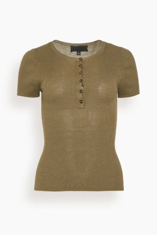Francene Sweater in Military Green made by Nili Lotan