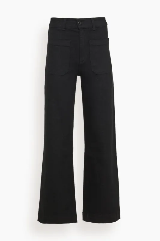 Sailor Denim Pant in Black Resin sold by Hampden Clothing