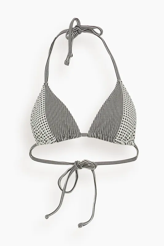 Malia Triangle Top in Bahar Cream sold by Hampden Clothing