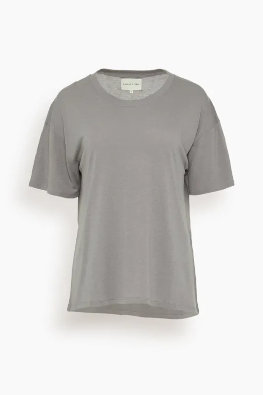 Short Sleeved T-Shirt in Concrete Grey sold by Hampden Clothing