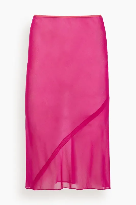 Sati Skirt in Fuchsia made by Dries Van Noten