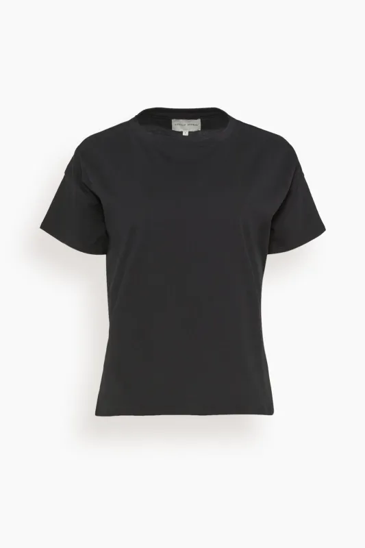 Basiluzzo Oversize Shirt in Black made by Loulou Studio