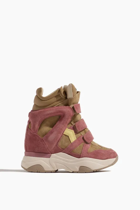 Balskee Sneakers in Light Beige/Pink sold by Hampden Clothing