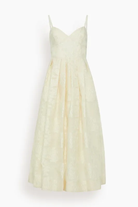 Annette Dress in Ivory sold by Hampden Clothing