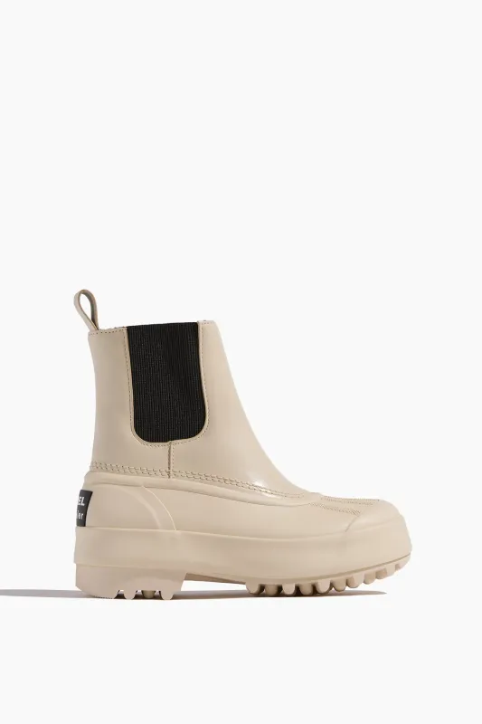 Caribou Chelsea Boot in Chalk/Black sold by Hampden Clothing