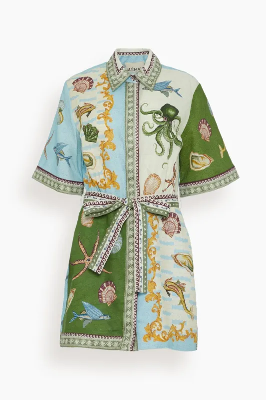 Bath House Mini Dress in Multi sold by Hampden Clothing