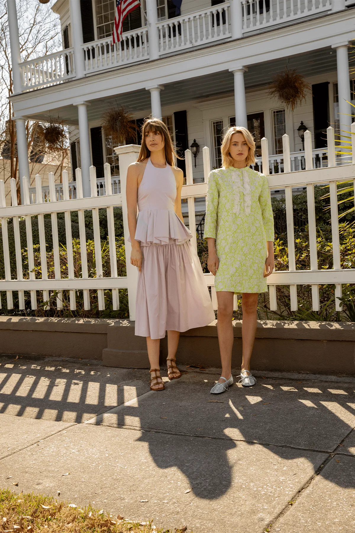 Dress in Mint/Ivory sold by Hampden Clothing product image thumbnail 5