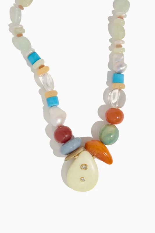 Artifact Necklace in Multi sold by Hampden Clothing