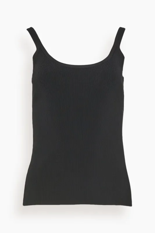 Verna Tank in Black sold by Hampden Clothing