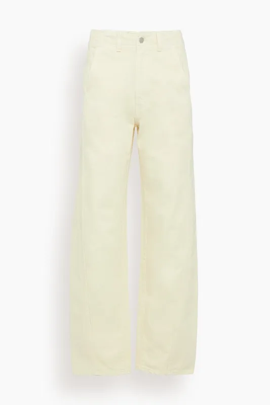 Meridian Jeans in Ecru sold by Hampden Clothing