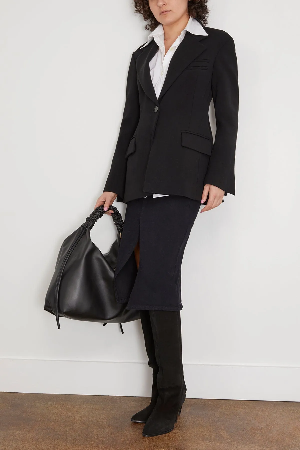 Wool Twill Jacket in Black sold by Hampden Clothing product image thumbnail 2