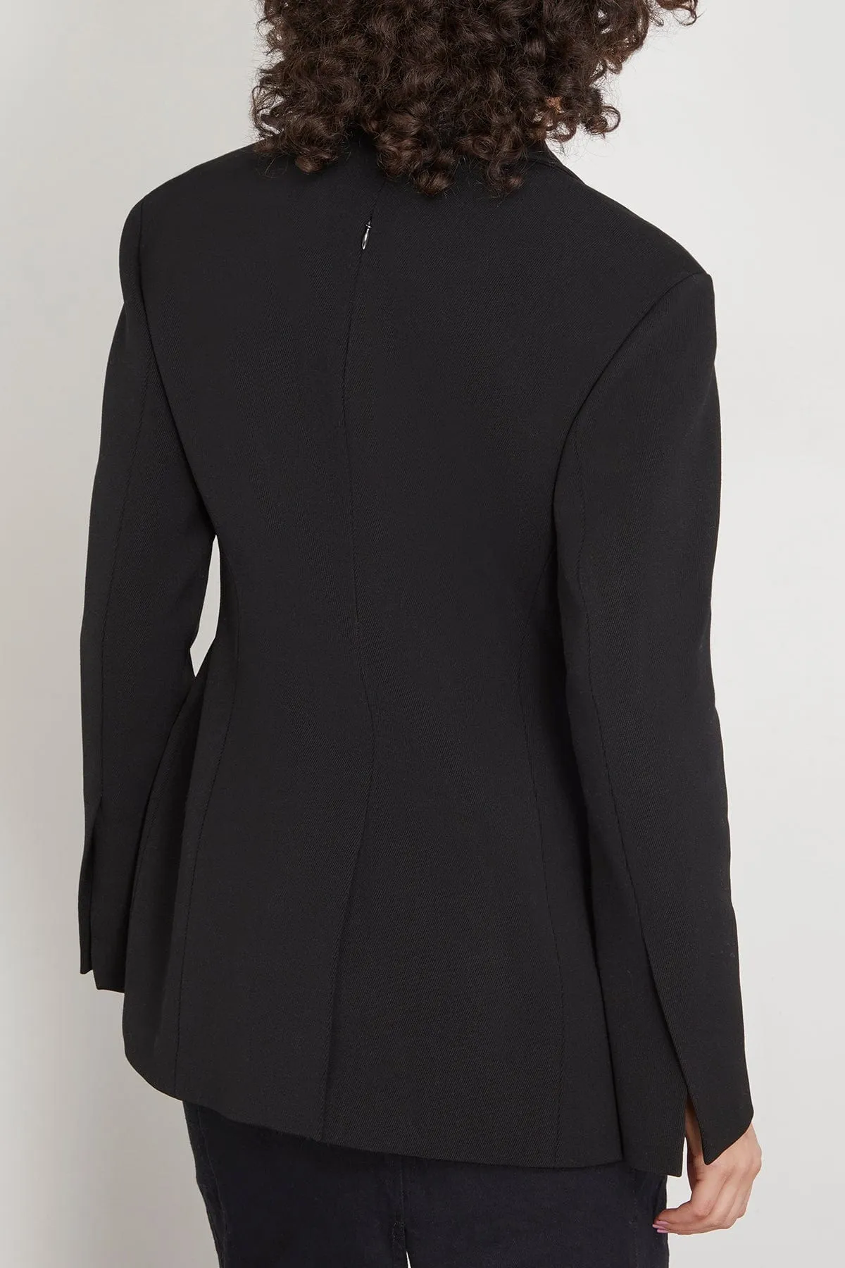 Wool Twill Jacket in Black sold by Hampden Clothing product image thumbnail 4