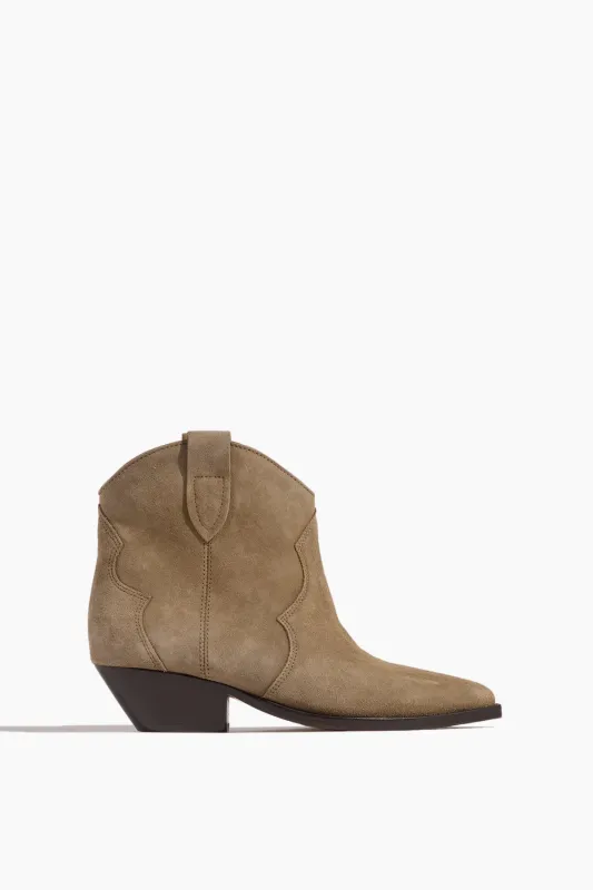 Dewina Ankle Boot in Taupe sold by Hampden Clothing