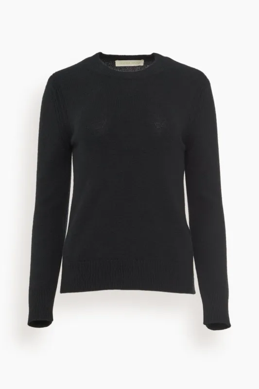 Dallas Sweater in Noir sold by Hampden Clothing