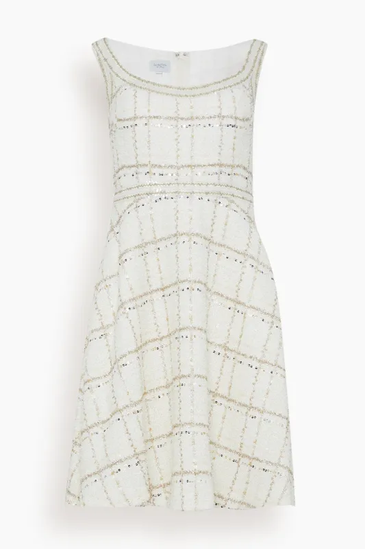 Dress in Ivory/Gold made by Giambattista Valli