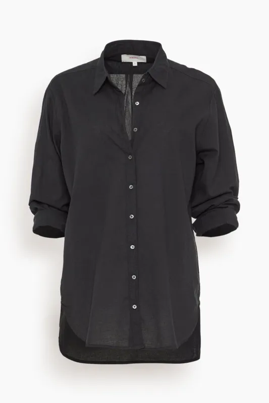 Beau Shirt in Black sold by Hampden Clothing
