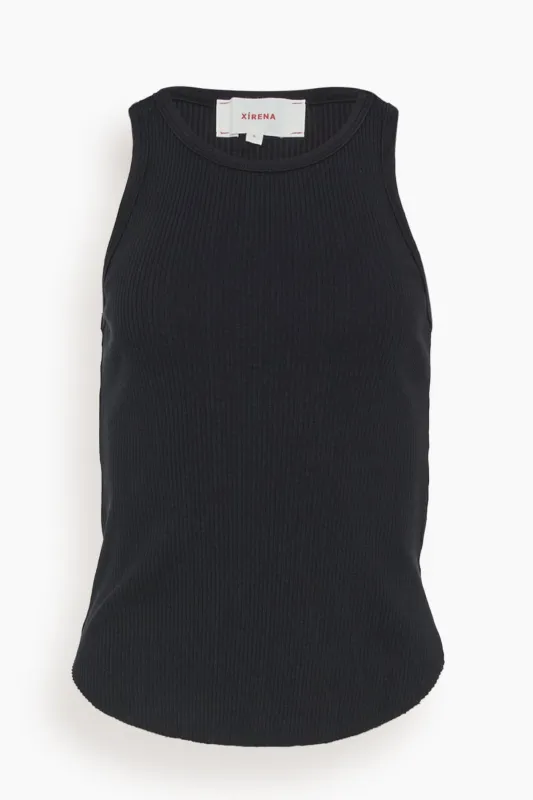 Arynn Tank Top in Black sold by Hampden Clothing