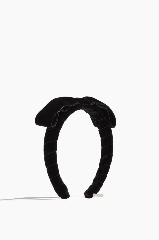 Corinne Headband in Black sold by Hampden Clothing