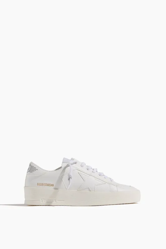 Stardan Sneaker in Optic White sold by Hampden Clothing