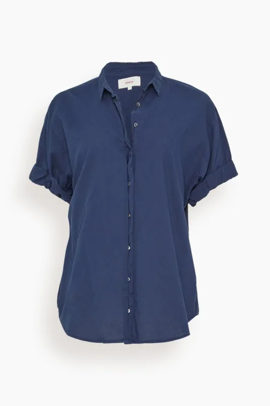 Channing Shirt in Navy sold by Hampden Clothing