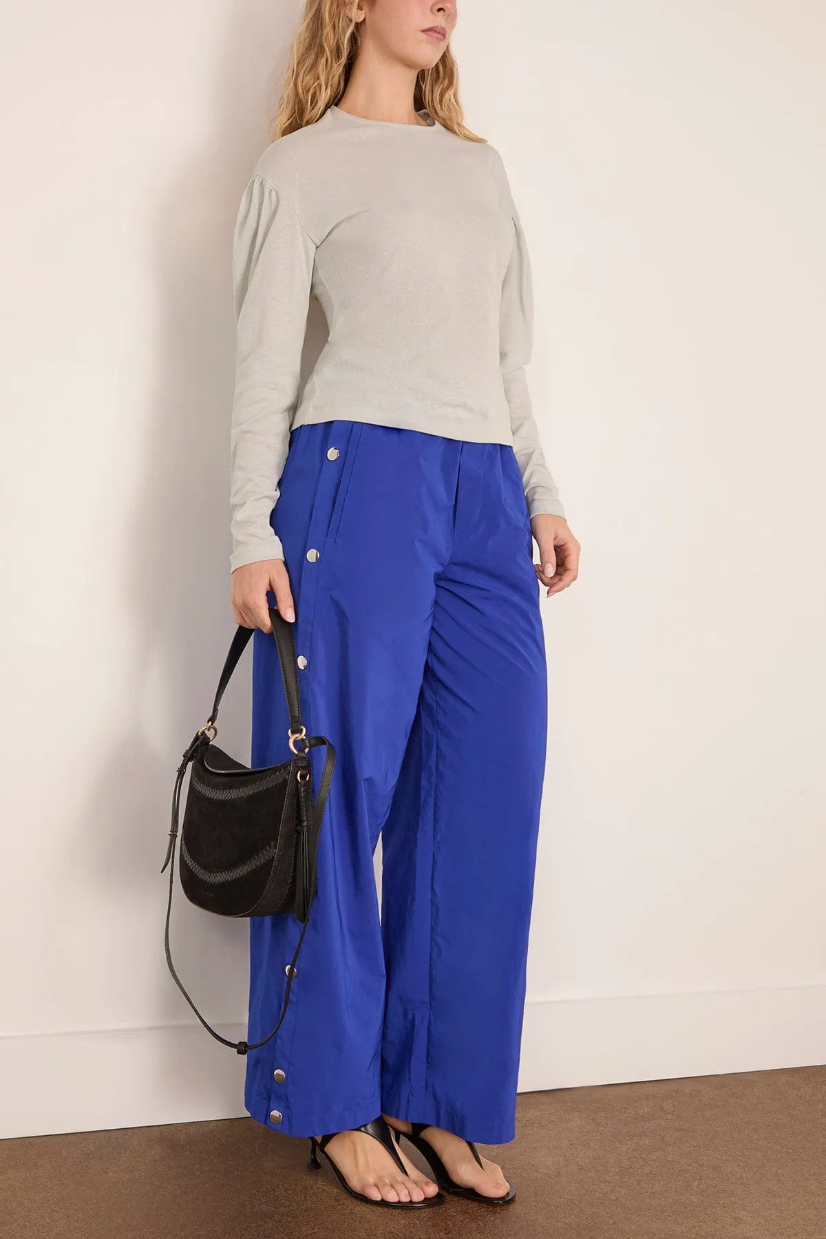 Dropped Shoulder Top in Stone Blue sold by Hampden Clothing product image thumbnail 2