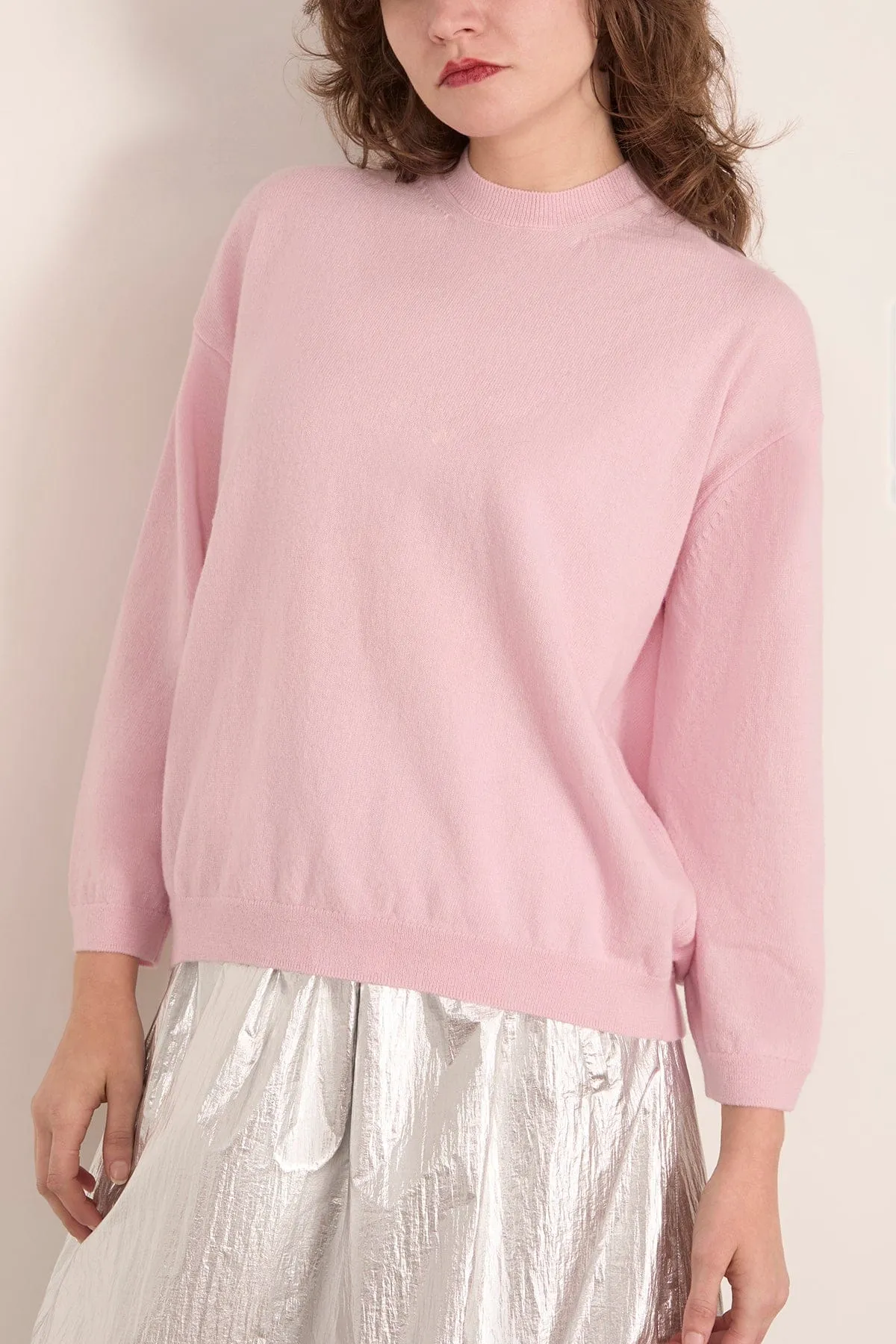 Noe Knit Sweater in Rose Pink sold by Hampden Clothing product image thumbnail 3