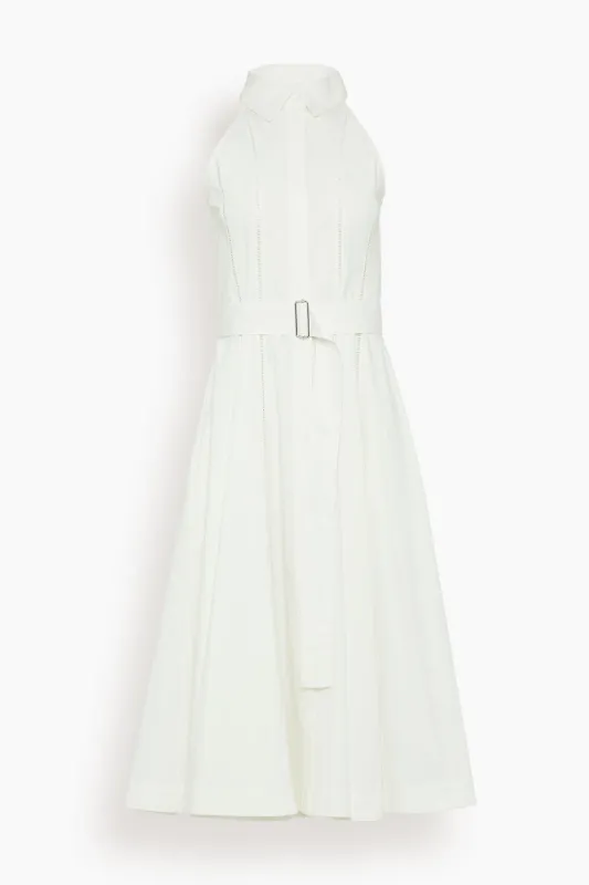 Dorothy Dress in White sold by Hampden Clothing