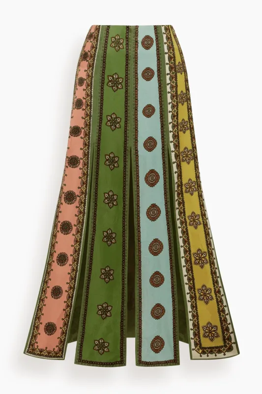 Contina Skirt in Multi sold by Hampden Clothing