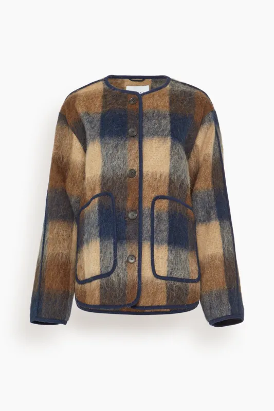 Janet Jacket in Toffee Multi made by Tanya Taylor