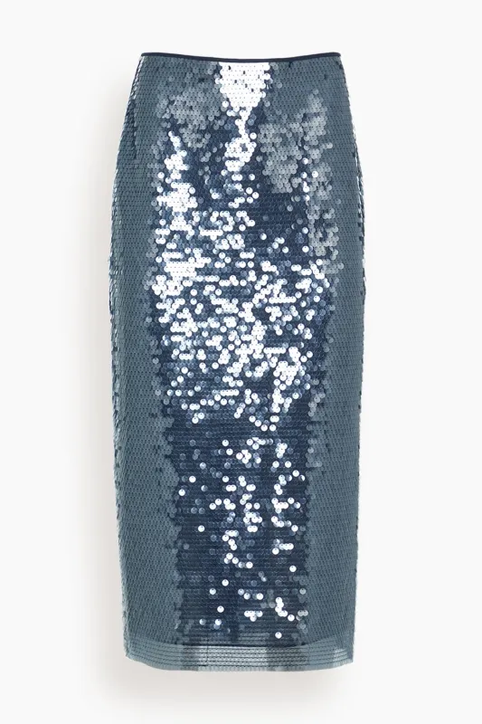 Kiah Skirt in Midnight made by Tanya Taylor