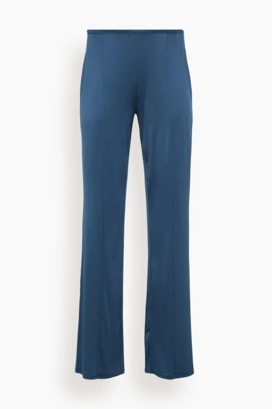 Liquid Contour Pant in French Navy made by Kiki de Montparnasse