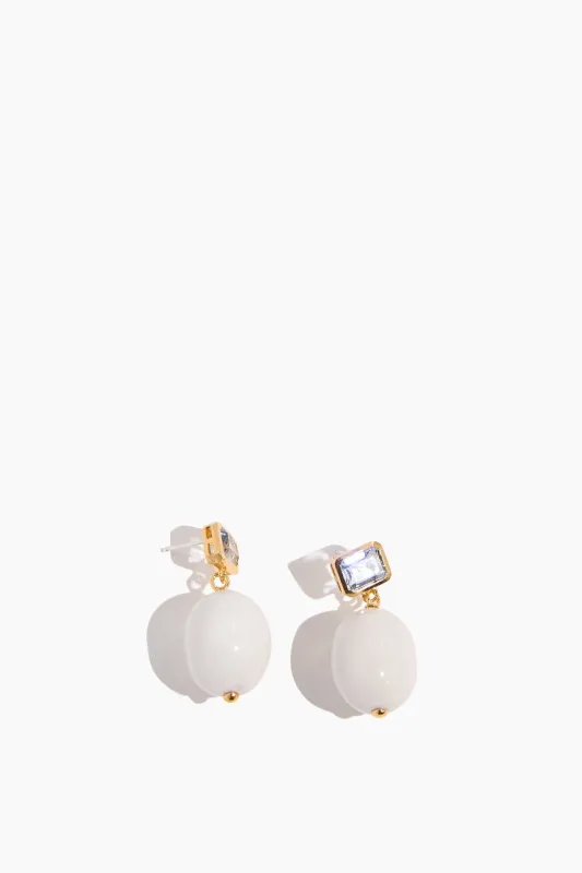 La Paz Earrings in Ivory/Multi sold by Hampden Clothing