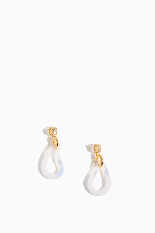 Galina Earrings in Opalescent/Gold sold by Hampden Clothing
