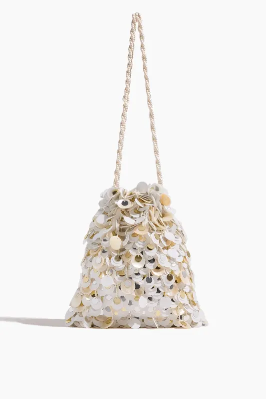 Gala Bag in Pearl Oyster made by Lizzie Fortunato