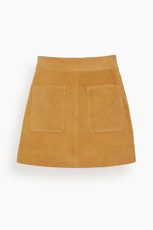 Fran Skirt in Camel made by Tanya Taylor