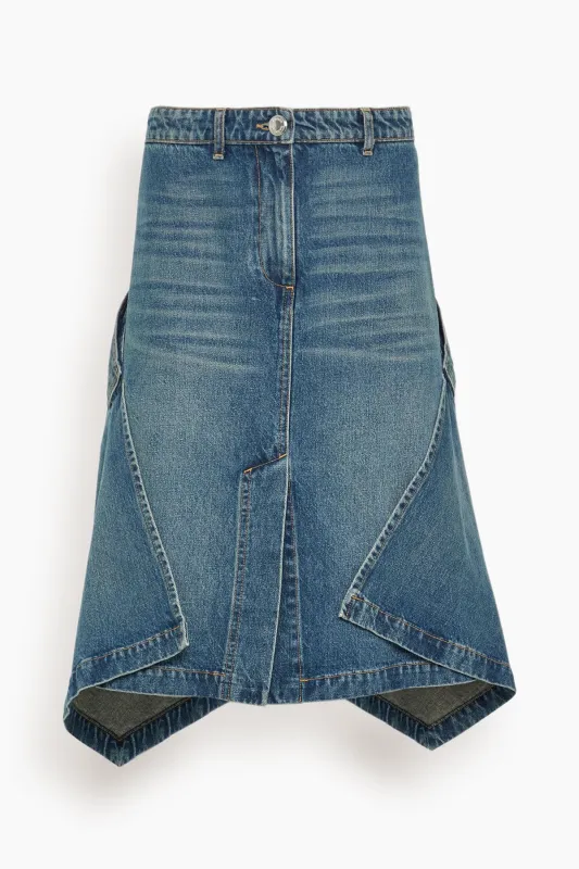 The Frankie Skirt in Dakota Wash sold by Hampden Clothing