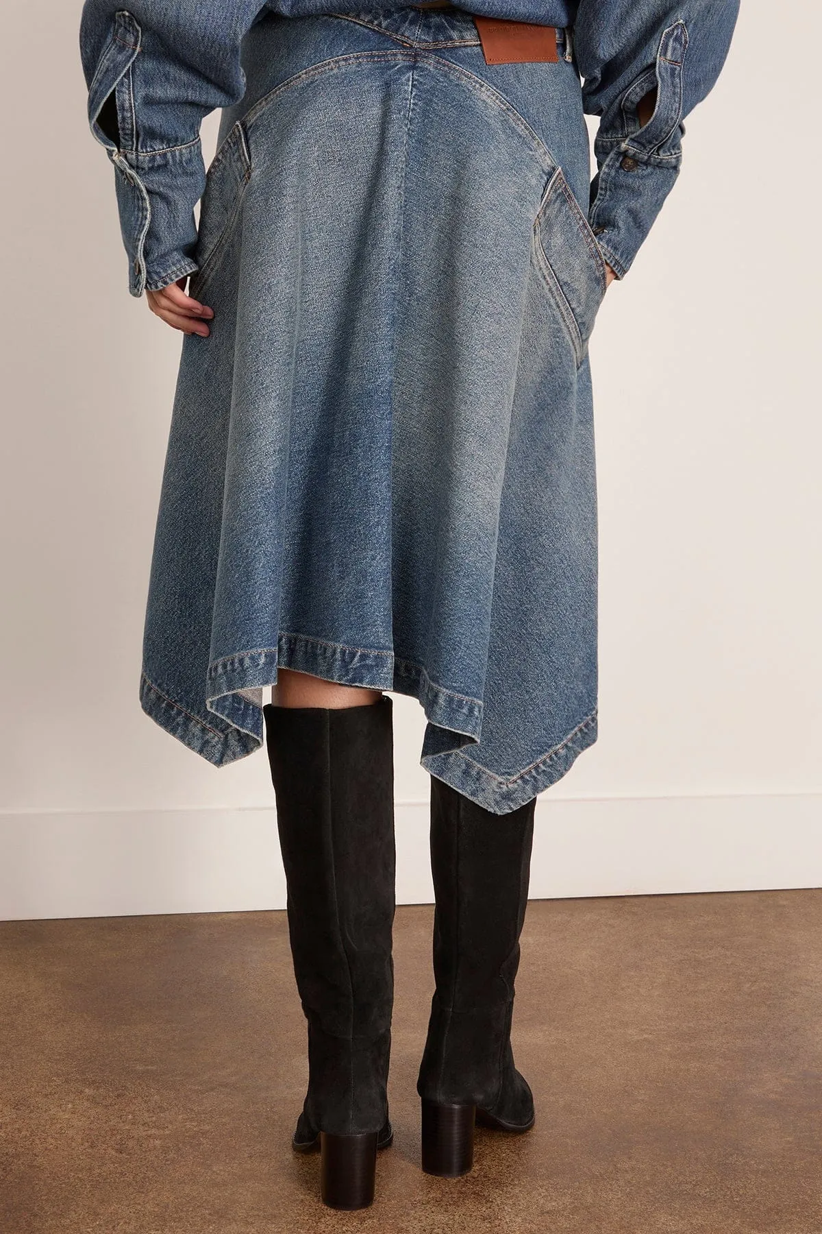 The Frankie Skirt in Dakota Wash sold by Hampden Clothing product image thumbnail 4