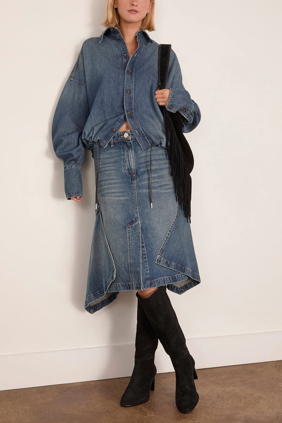 The Frankie Skirt in Dakota Wash sold by Hampden Clothing product image thumbnail 2