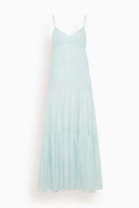 Willow Dress in Pearl Blue sold by Hampden Clothing