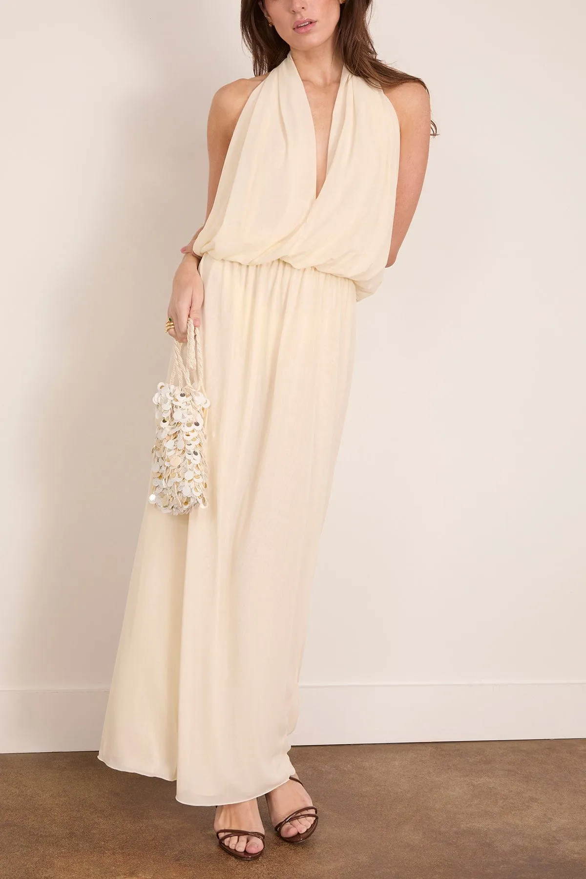 Josephine Dress in Alabaster Cream sold by Hampden Clothing product image thumbnail 2